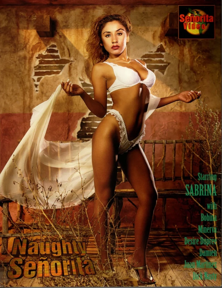 Naughty Señorita Adult Promo Slick / Cover Ad Artwork Señorita Video Sabrina