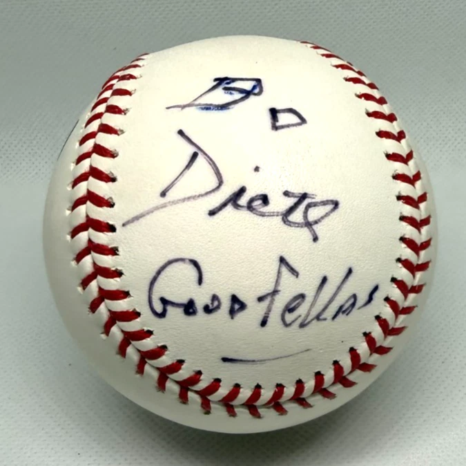 Bo Dietl Signed Official MLB Baseball JSA COA Goodfellas Actor NYPD Detective