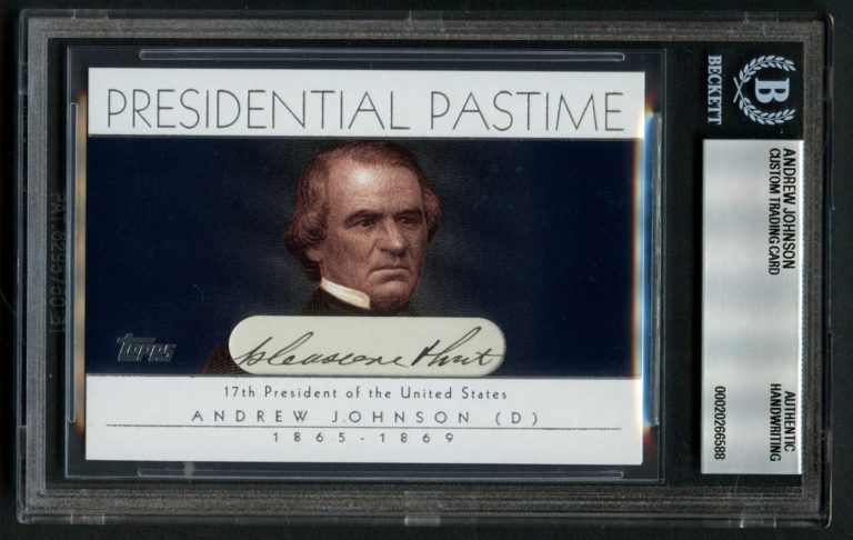 Andrew Johnson HANDWRITTEN WORDS 
