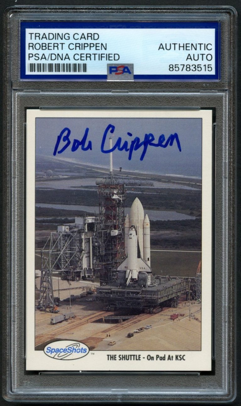 Robert Bob Crippen #53 signed autograph auto Space Shots NASA Card PSA Slabbed