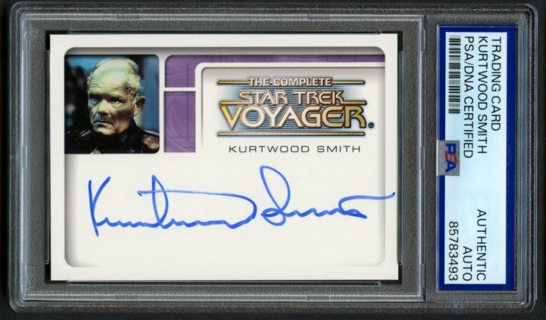 Kurtwood Smith signed autograph 2002 Star Trek Voyager Card PSA Slabbed