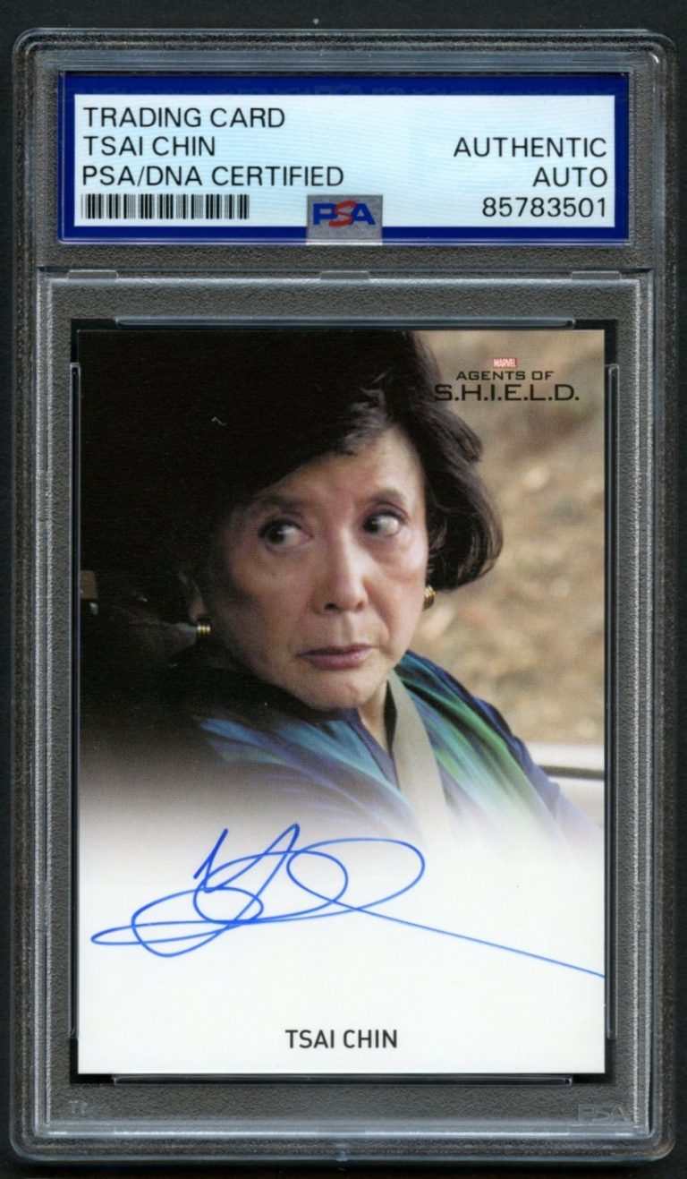 Tsai Chin signed autograph Actress on Agents of SHIELD Trading Card PSA Slabbed