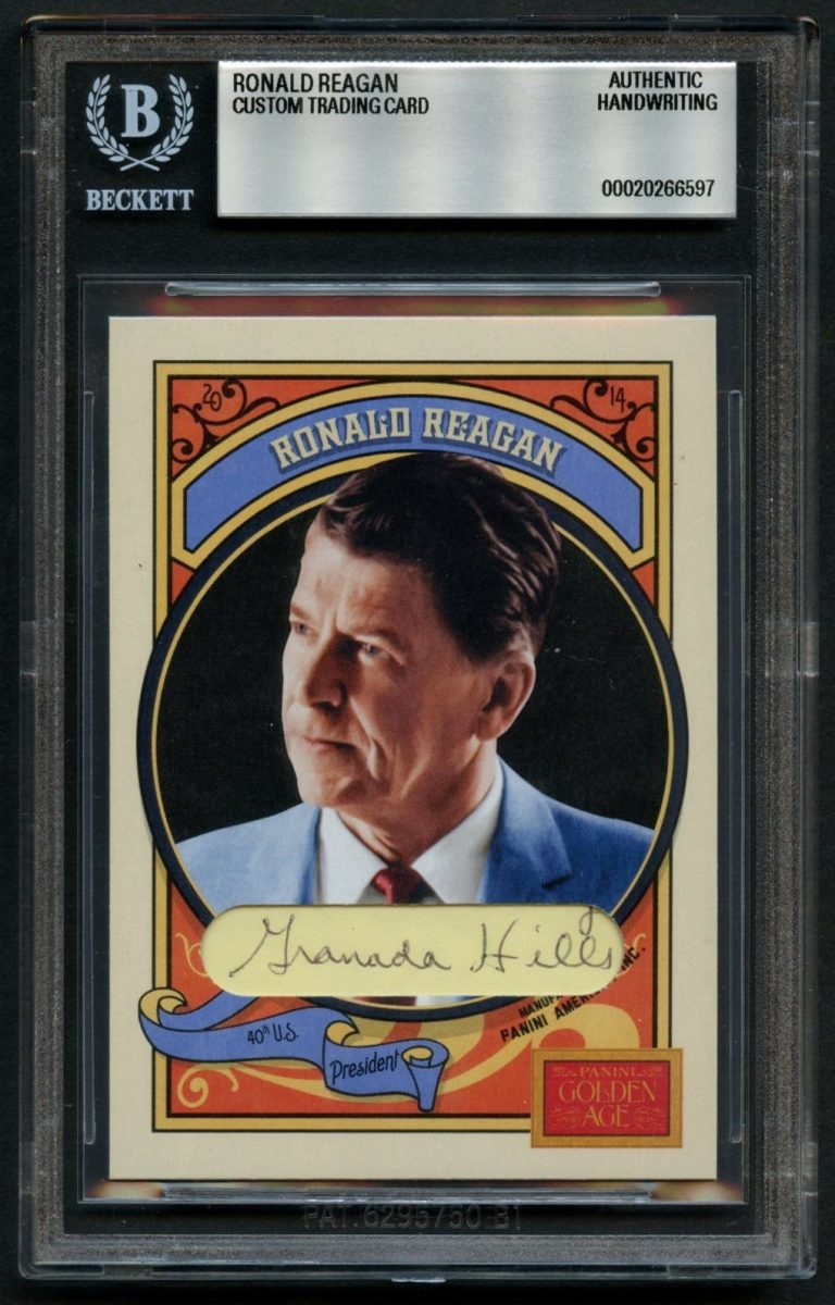 Ronald Reagan HANDWRITTEN WORDS 
