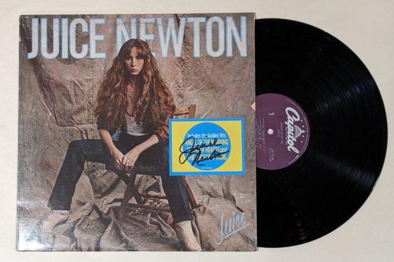 Juice Newton REAL hand SIGNED Juice Vinyl Record COA Autographed