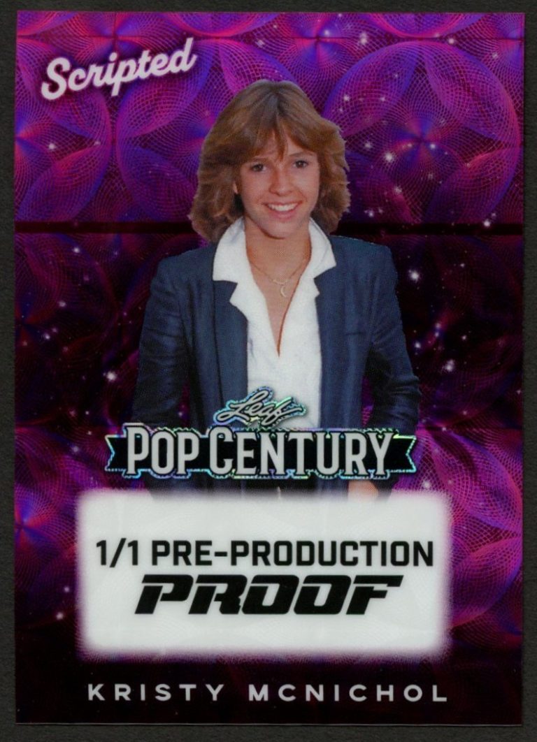 Kristy Mcnichol 2026 Leaf Pop Century Pre-Production Proof 1/1