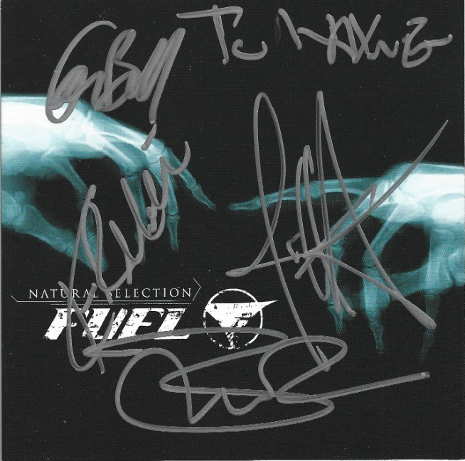 FUEL full band hand SIGNED Natural Selection CD COA Autographed Scallions +3