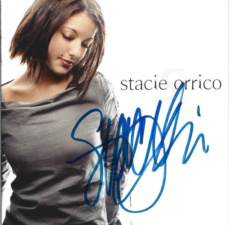 Stacie Orrico REAL hand SIGNED Self-Titled CD COA Autographed Christian Artist