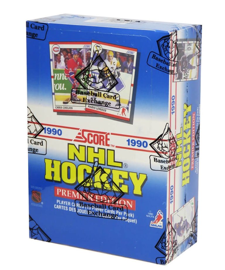1990 Score Canadian Hockey Wax Box BBCE FASC Wrapped From A Sealed Case (36 Pks)