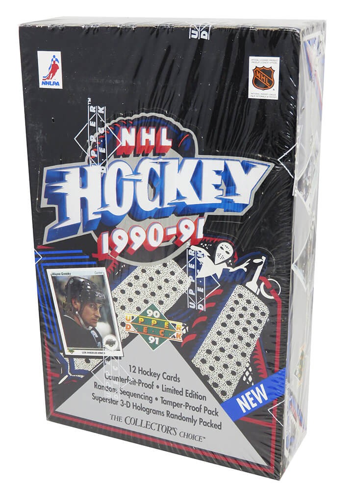 1990-91 Upper Deck Hockey Low Series Factory Sealed Unopened Box - 36 Packs