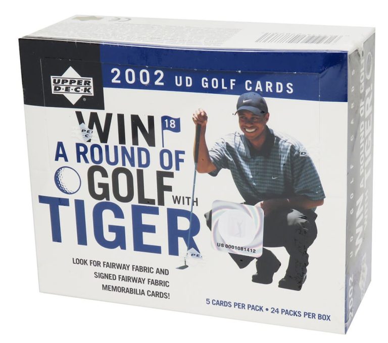 2002 Upper Deck Golf Green Grass Edition Factory Sealed Box (Mickelson RC?)