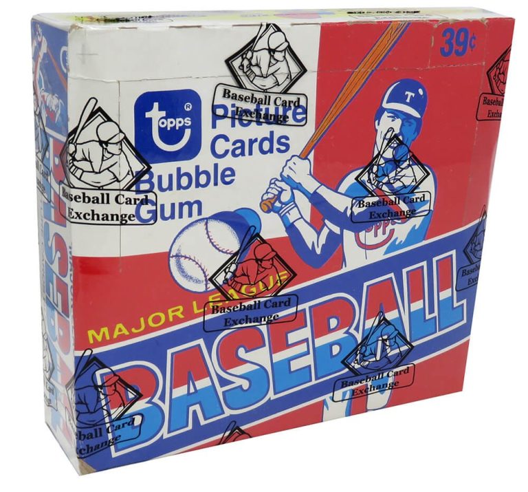 1980 Topps Baseball Cello Box BBCE Wrapped (Rickey Henderson RC On Back Of Pack)
