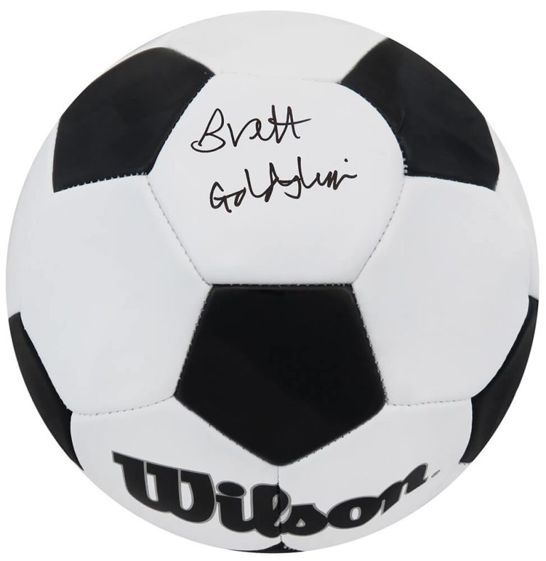 Brett Goldstein (Roy Kent) Signed Wilson B&W Sz-5 Soccer Ball (Ted Lasso)(SS COA