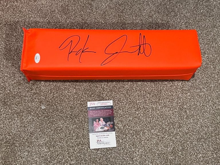 RAKIM JARRETT SIGNED FOOTBALL PYLON AUTO MARYLAND TERRAPINS BUCCS JSA COA