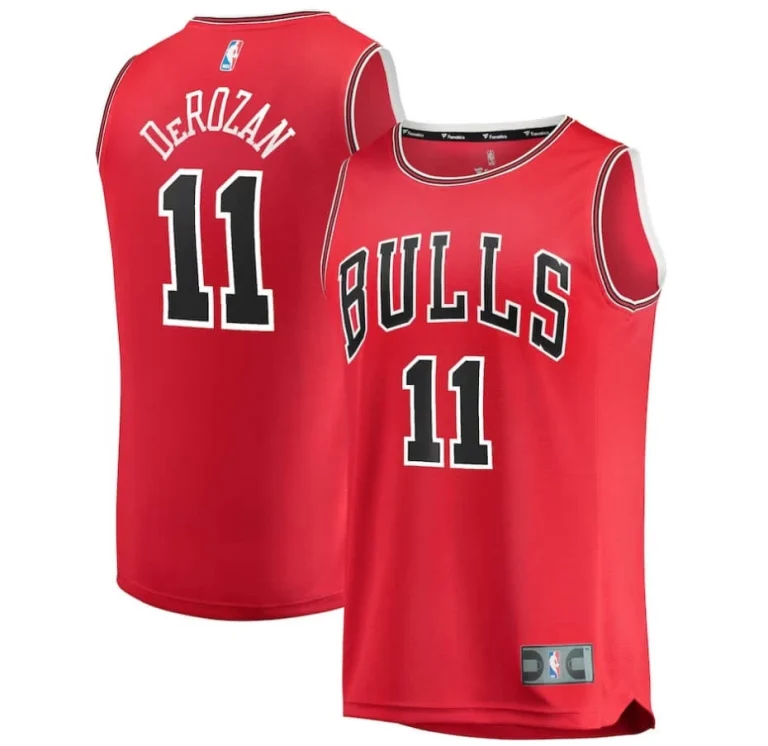 DeMar DeRozan BULLS Red Fanatics Fastbreak Basketball Rep NBA Jersey (Size XL)