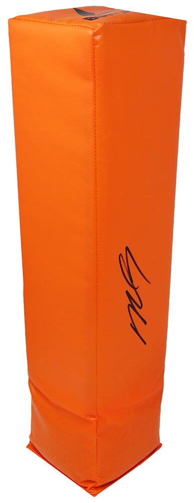 Michael Vick (FALCONS / EAGLES) Signed Orange Endzone Pylon -SCHWARTZ SPORTS COA