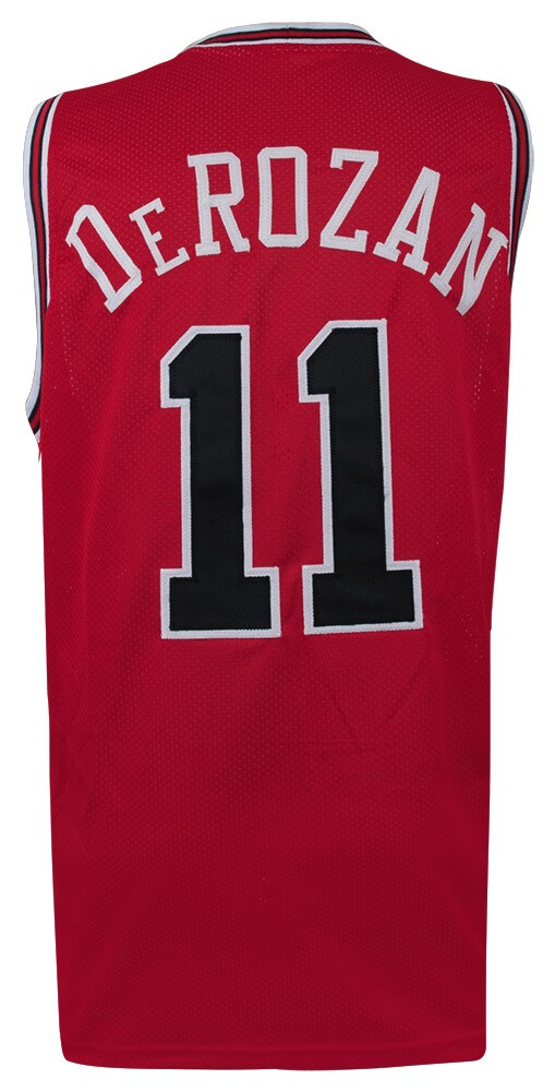 DeMar DeRozan Red Custom Basketball Jersey (Size X-Large)