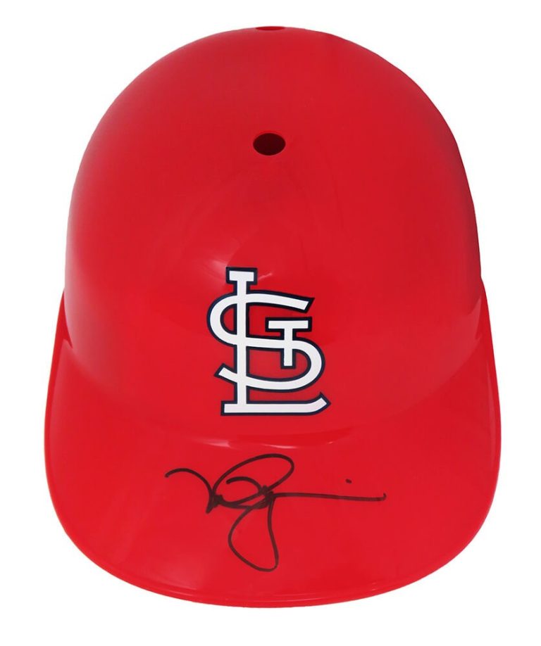 Mark McGwire Signed St Louis Cardinals Replica Souvenir Batting Helmet - SS COA