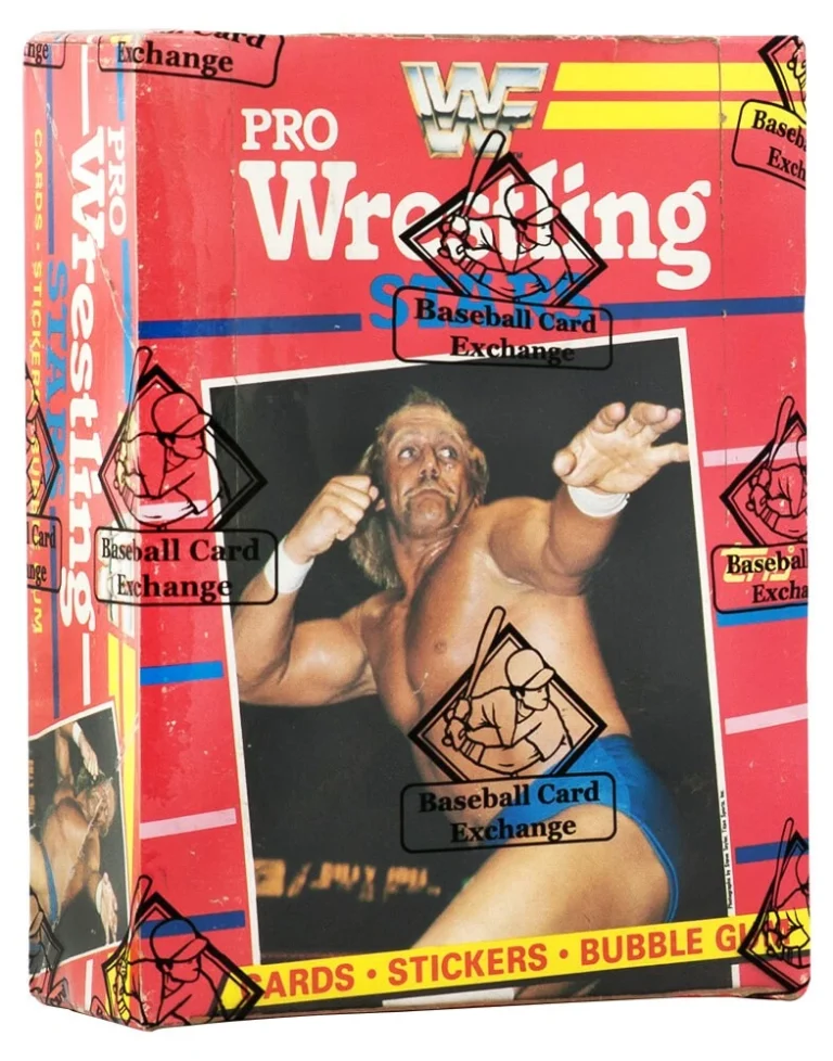 1985 WWF Pro Wrestling Stars Topps Wax Box BBCE Wrapped 36 Packs (HULK HOGAN)(C)