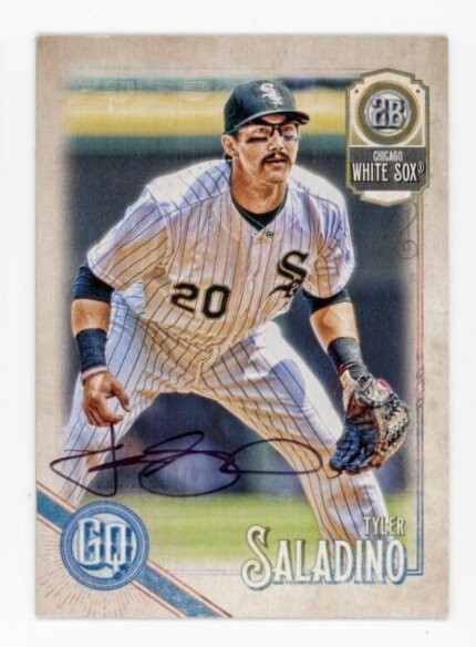 SIGNED BASEBALL CARD AUTO TOPPS GYPSY QUEEN 2018 TYLER SALADINO #289 WHITE SOX