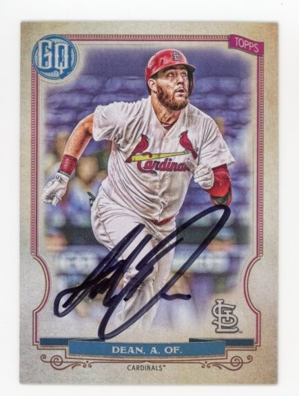 SIGNED BASEBALL CARD AUTO TOPPS GYPSY QUEEN 2020 AUSTIN DEAN STL CARDINALS #51
