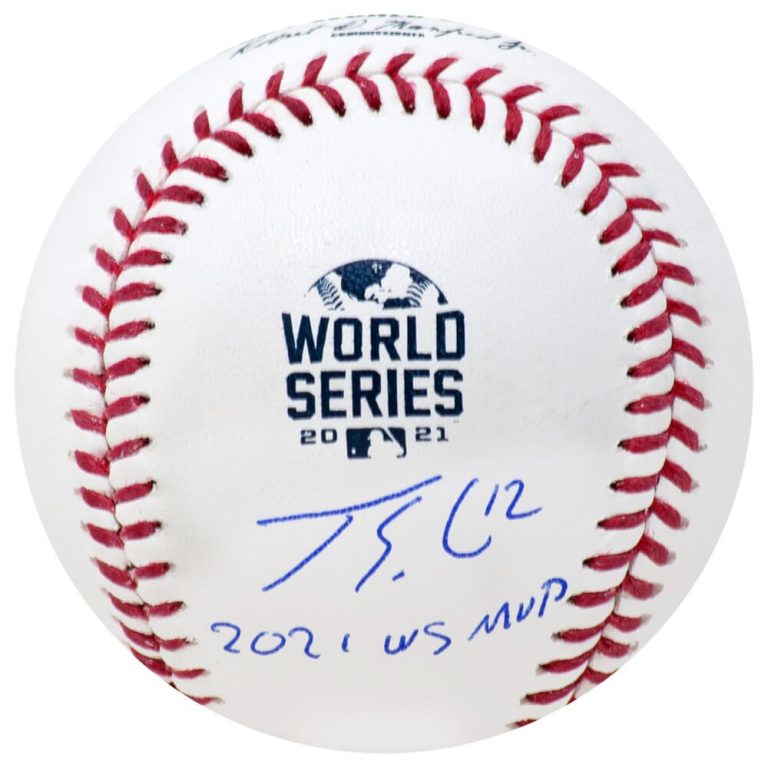 Jorge Soler Signed Rawlings 2021 World Series Baseball w/WS MVP - (SCHWARTZ COA)