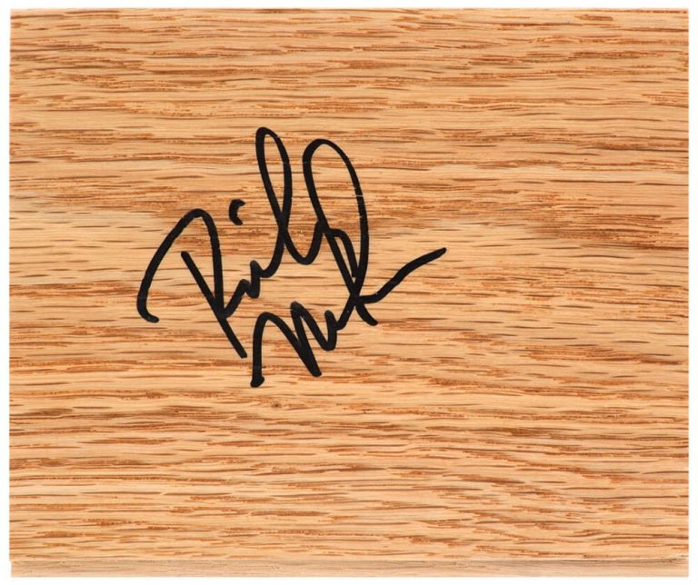 Rick Mahorn (PISTONS) Signed 5×6 Floor Piece - (SCHWARTZ SPORTS COA)