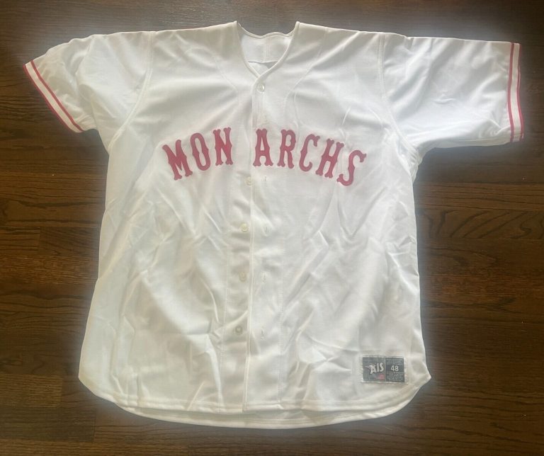 GAME USED KANSAS CITY ROYALS TBTC MONARCHS NEGRO LEAGUE JERSEY PAUL PHILLIPS #28