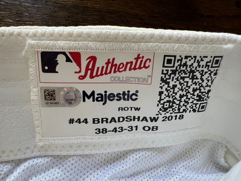 GAME USED ? ISSUED PANTS KANSAS CITY ROYALS TBTC MONARCHS 2018 TERRY BRADSHAW