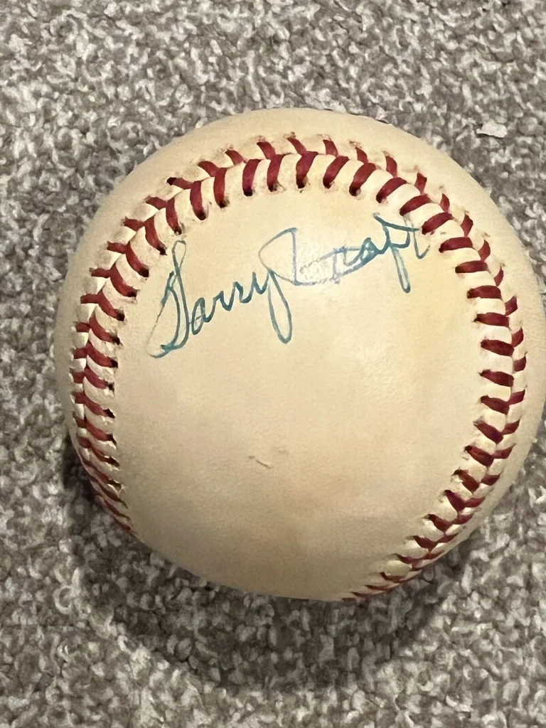 SIGNED VTG SPALDING OALB BASEBALL AUTO HARRY CRAFT CINCINNATI REDS SINGLE SIGNED
