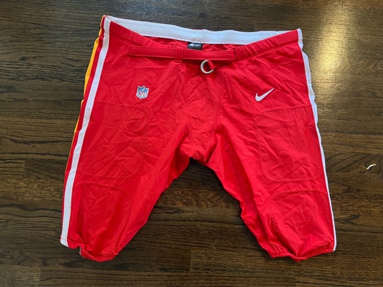 2017 TEAM GAME ISSUED KANSAS CITY CHIEFS RED FOOTBALL PANTS SIZE 54