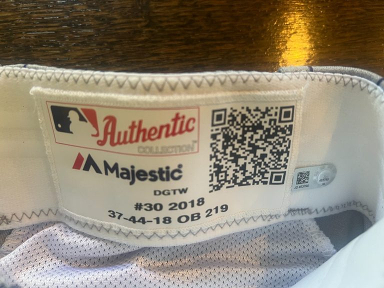 GAME USED ? ISSUED BASEBALL PANTS DETROIT TIGERS STARS TBTC 2018 ALEX WILSON