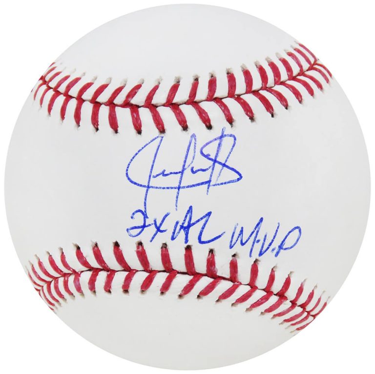 Juan Gonzalez Signed Rawlings Official MLB Baseball w/2x AL MVP - (SCHWARTZ COA)