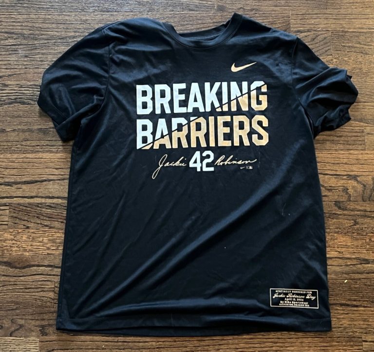 KANSAS CITY ROYALS USED ? TEAM ISSUED 2024 BASEBALL SHIRT BOBBY WITT JR. #7 JRD