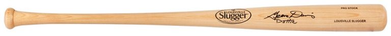 Geena Davis Signed Louisville Slugger Pro Blonde Baseball Bat w/Dottie -(SS COA)