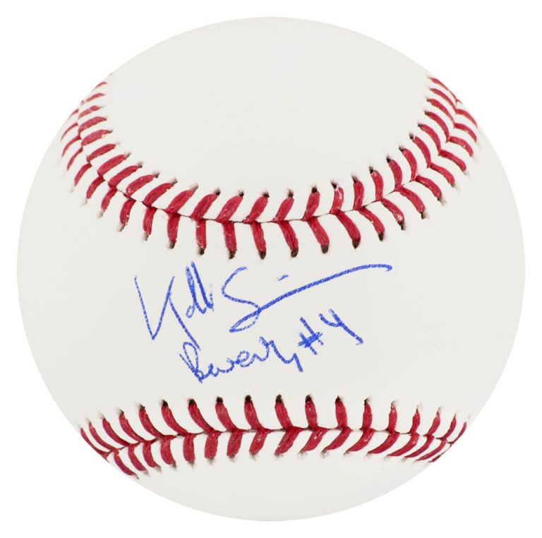 Kelli Simpkins Signed Rawlings Official MLB Baseball w/Beverly #4 - (SS COA)