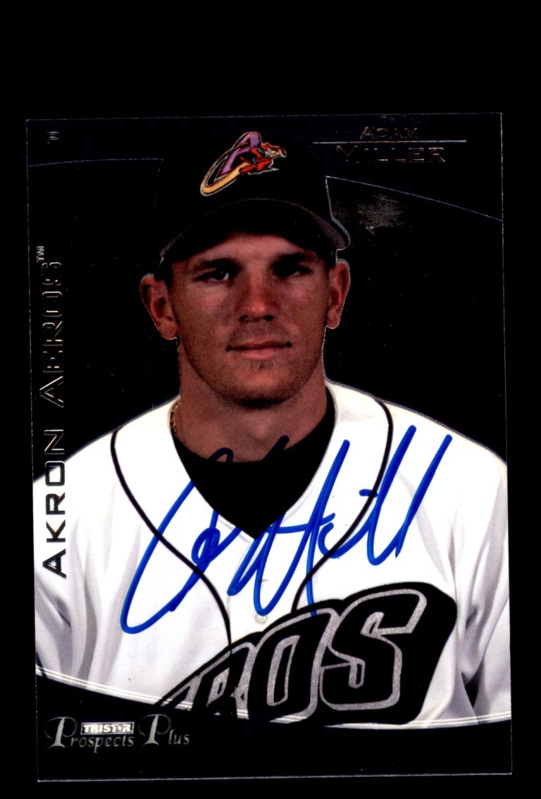 Signed Baseball Card Auto 2006 TriStar Prospects Plus #65 Adam Miller