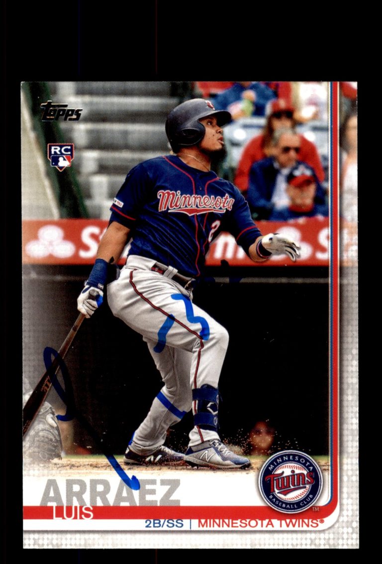 Signed Baseball Card Auto 2019 Topps #US247 Luis Arraez Minnesota Twins RC