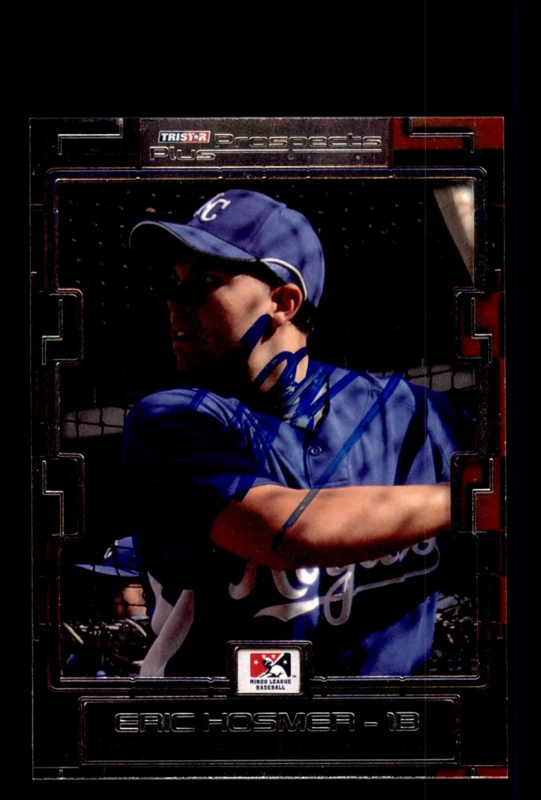 Signed Baseball Card Auto 2008 TriStar Prospects Plus #3 Eric Hosmer Royals