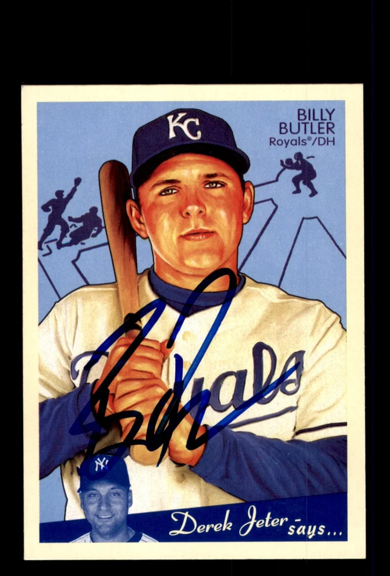 Signed Baseball Card Auto 2008 Upper Deck Goudey #88 Billy Butler Royals