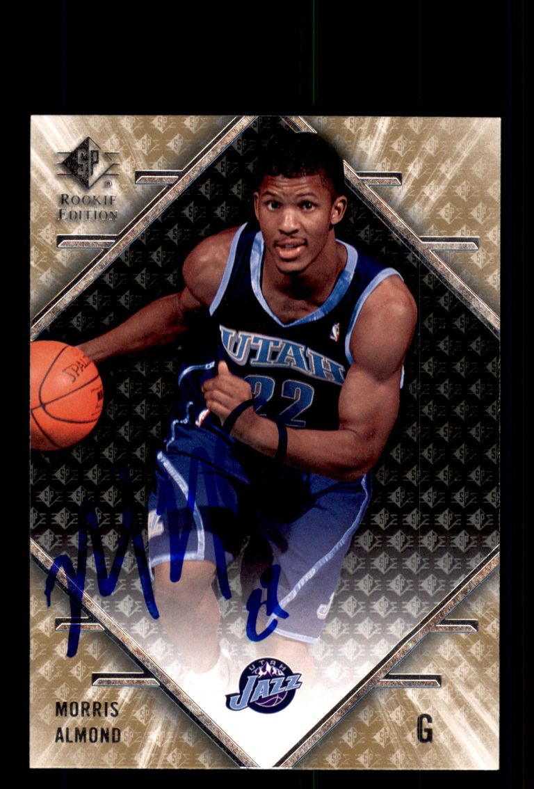 Signed Basketball Card Auto Morris Almond 2007-08 SP Rookie Edition #79