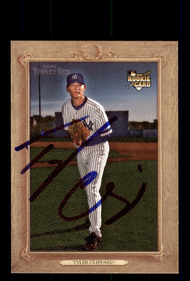 Signed Baseball Card Auto Tyler Clippard 2007 Topps Turkey Red #75 Yankees