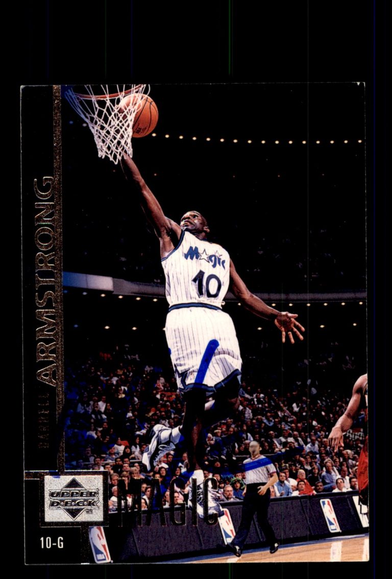 Signed Basketball Card Auto Darrell Armstrong 1997-98 Upper Deck #267 Magic