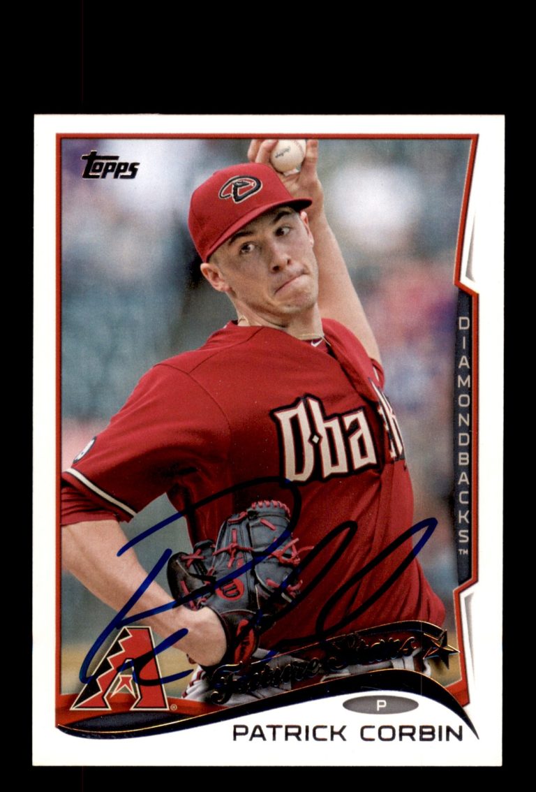 Signed Baseball Card Auto Patrick Corbin 2014 Topps #611 Arizona Diamondbacks