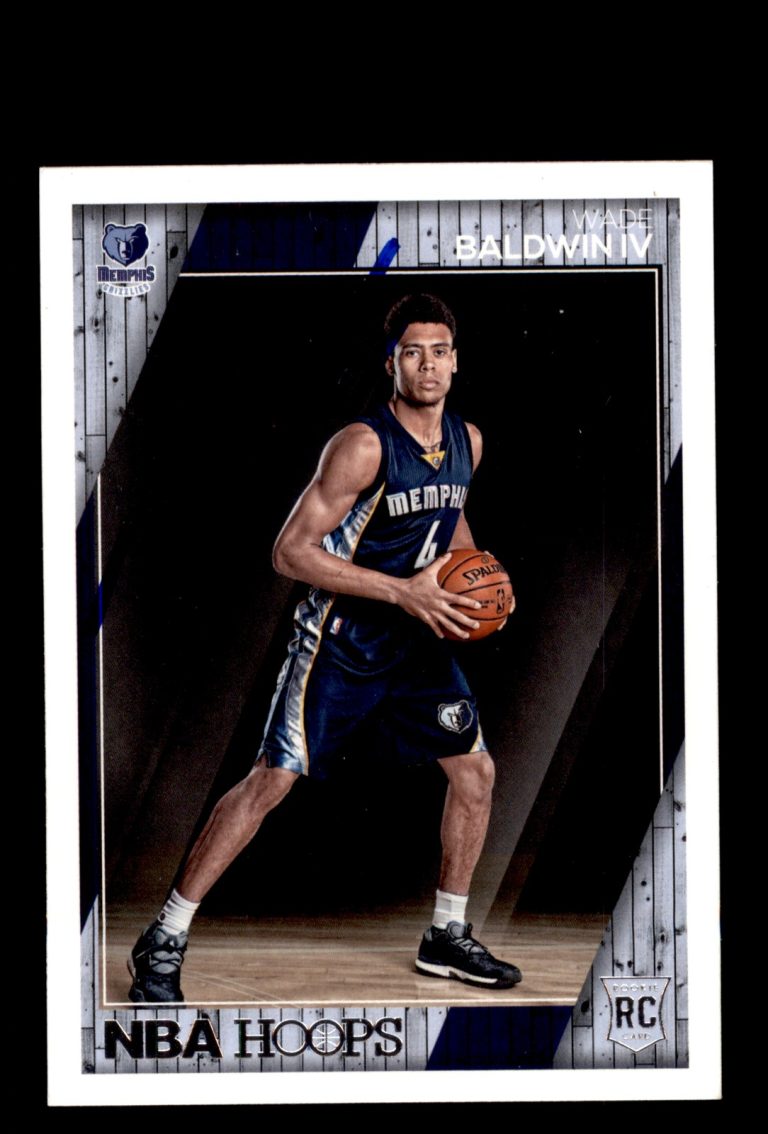 Signed Basketball Card Auto Wade Baldwin IV 2016-17 Hoops #274 Grizzlies