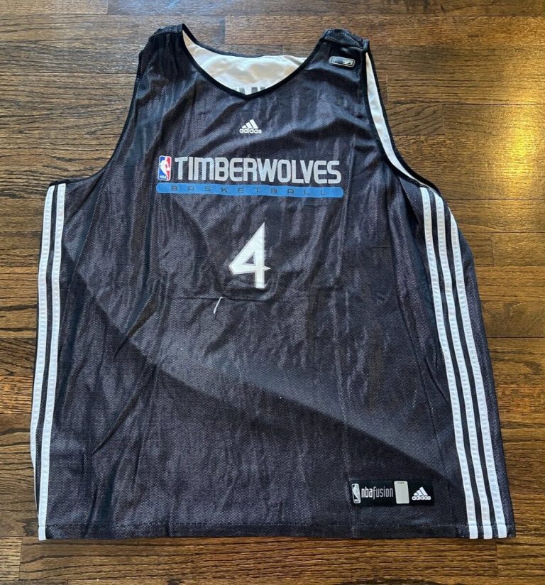 NBA SUMMER LEAGUE GAME USED JERSEY MINNESOTA TIMBERWOLVES WESLEY JOHNSON IOWA ST