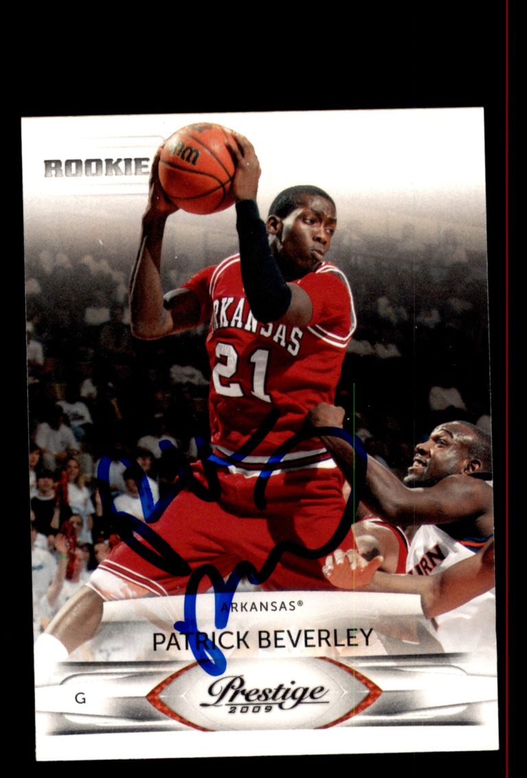 Signed Basketball Card Auto Patrick Beverley 2009-10 Panini Prestige #250