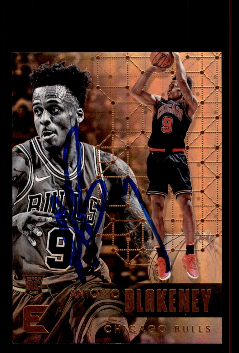 Signed Basketball Card Auto Antonio Blakeney 2017-18 Panini Essentials #143