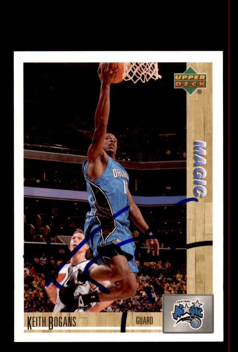 Signed Basketball Card Auto Keith Bogans 2008-09 Upper Deck Lineage #101 Magic