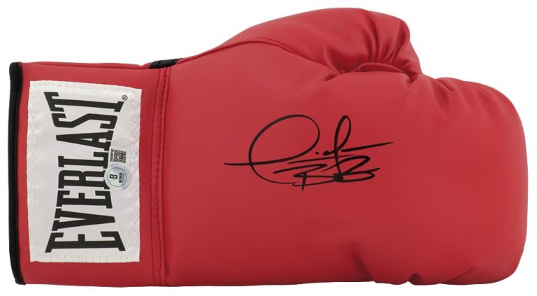 Deontay Wilder Signed Everlast Red Boxing Glove - (BECKETT COA)