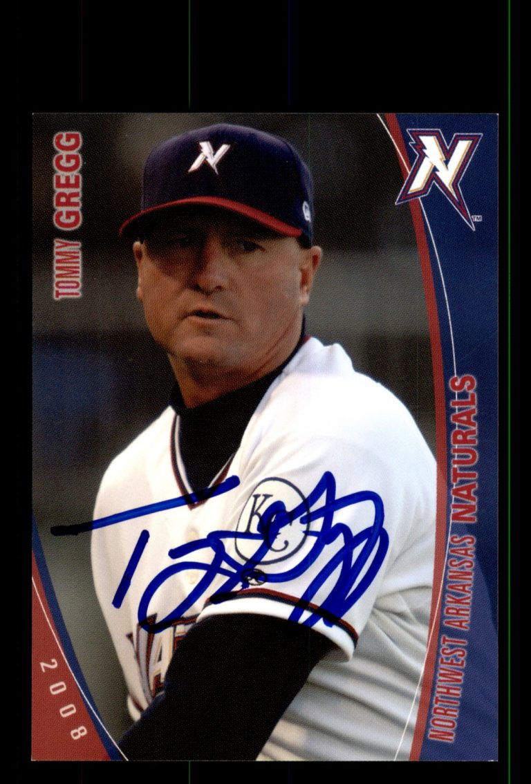 Signed Baseball Card Auto Tommy Gregg 2008 Northwest Arkansas Naturals